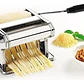 Máquina de Pasta Manual 3 en 1 Amasadora y Cortadora de Acero Cromado - Miniatura 3