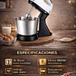 Batidora Eléctrica de Pedestal 2 en 1 con Bowl de Acero de 3 Litros 7 Velocidades - Miniatura 2
