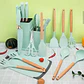 Norplat Set de Utensilios de Cocina 19 Piezas de Silicona y Acero Inoxidable - Miniatura 2