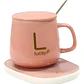 Set Taza de Cerámica con Calentador Eléctrico Inteligente 55°C y Cuchara - Miniatura 1