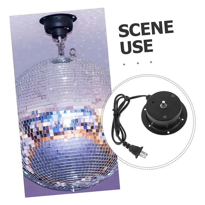 Motor Rotatorio para Bola de Disco e Iluminación de Alta Resistencia 3