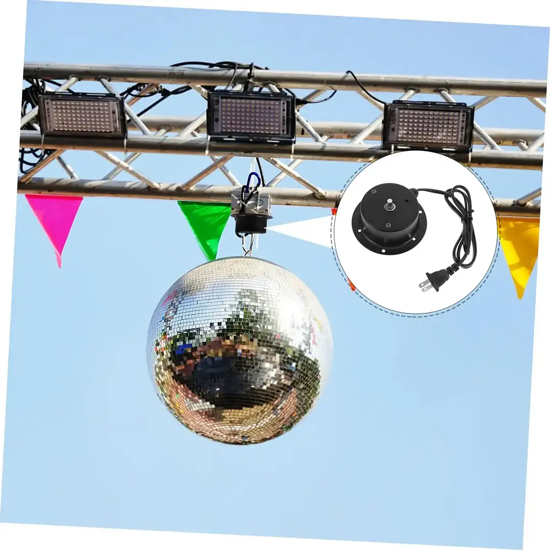 Motor Rotatorio para Bola de Disco e Iluminación de Alta Resistencia 4