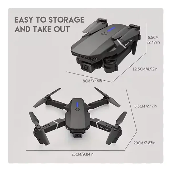 Tynctway Drone E88 Pro 4K HD con Doble Cámara y Posicionamiento GPS 3