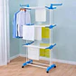 Tendedero de Ropa Vertical de Piso 3 Niveles en Acero Inoxidable Plegable - Miniatura 4