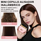 Mini Plancha de Pelo Portátil Inalámbrica con Cepillo Térmico - Miniatura 2