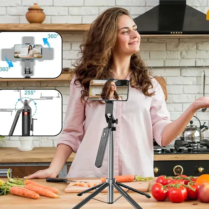 Linda Store Q515tk Trípode Inteligente con Seguimiento Facial IA 360 Grados 3