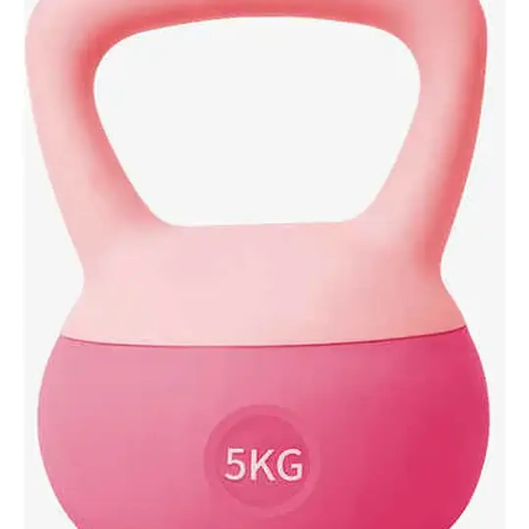Kettlebell Suave de Goma 5kg para Entrenamiento en Casa 1