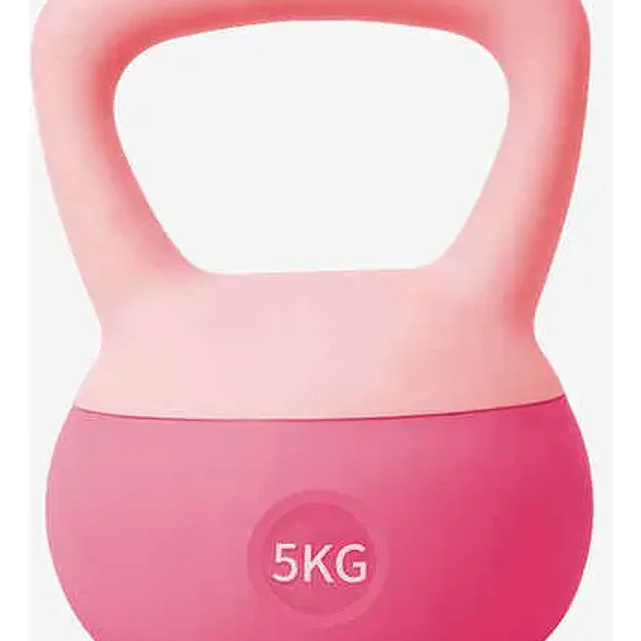 Kettlebell Suave de Goma 5kg para Entrenamiento en Casa 1