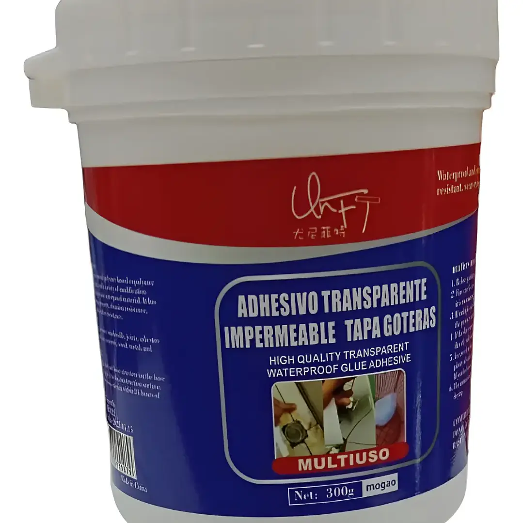 Sellador Adhesivo Impermeable Transparente Tapagotera 300g 1