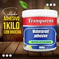 Sellador Adhesivo Impermeable Transparente Tapagotera 1kg Pintable - Miniatura 2