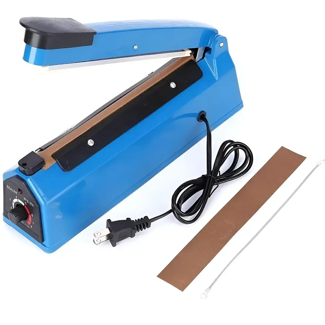 Selladora de Bolsas Manual por Impulso de 20 cm en Plástico ABS 4