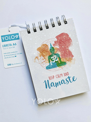 Libreta A6 Namaste