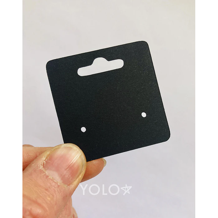 Set 300 tags etiquetas AROS S 4x4 cm Negro
