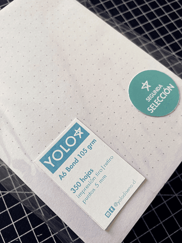 Set 1000 hojas 2DA SELECCIÓN - PUNTOS A6 105 grm 