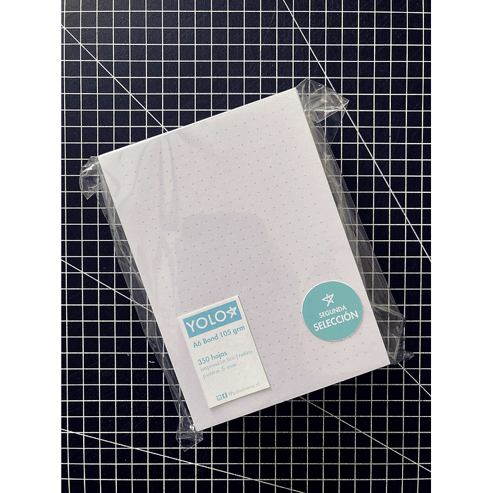 Set 1000 hojas 2DA SELECCIÓN - PUNTOS A6 105 grm  1