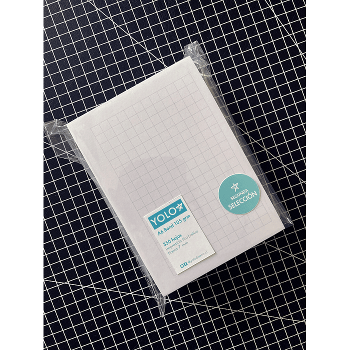 Set 1000 hojas 2DA SELECCIÓN - CUADROS A6 105 grm 1