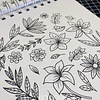Libro para Colorear 17x17 cm Flores 2