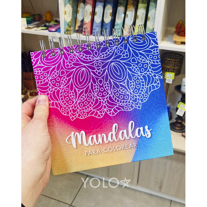 Libro para Colorear 17x17 cm Mandalas Vol2 1