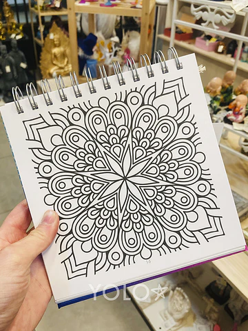 Libro para Colorear 17x17 cm Mandalas Vol2