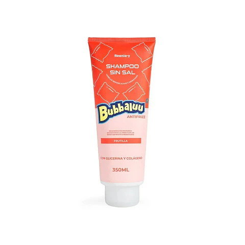 Shampoo Bubbaluu Glicerina y Colágeno Aroma Frutilla