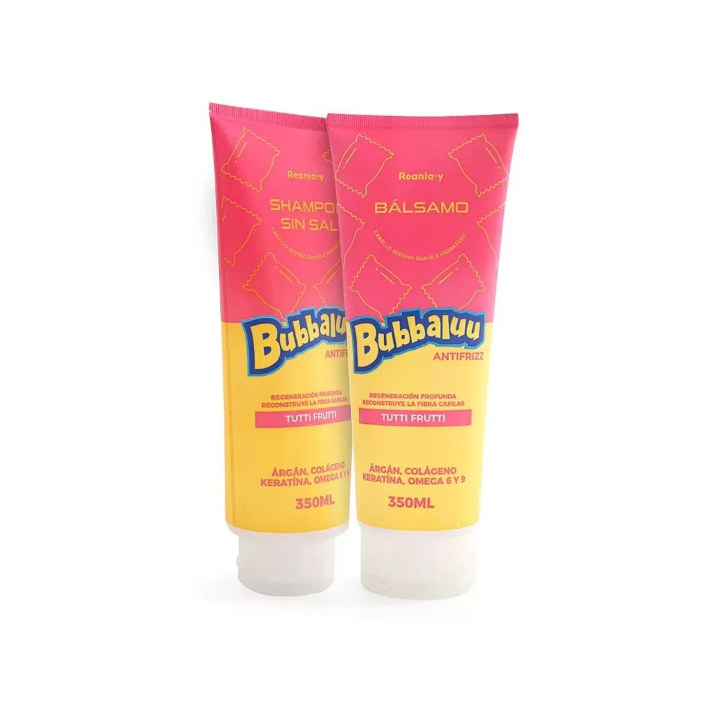 Shampoo Bubbaluu Anti frizz Aroma Tutti Frutti 2