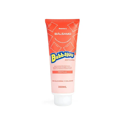Bálsamo Bubbaluu Glicerina y Colágeno Aroma a Frutilla