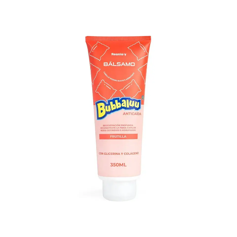 Bálsamo Bubbaluu Glicerina y Colágeno Aroma a Frutilla 1