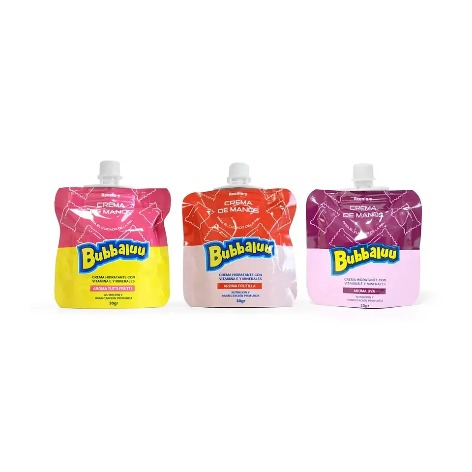 Crema de Manos Sachet Bubbaluu Aromas 30gr 1
