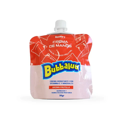 Crema de Manos Sachet Bubbaluu Aromas 30gr