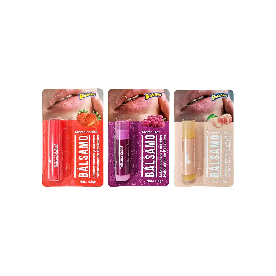 Balsamo Labial Hidratante Bubbaluu 1
