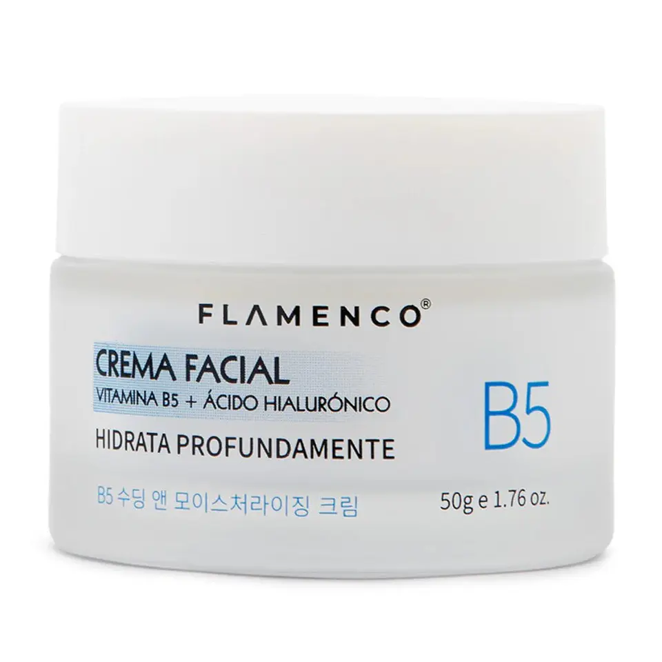 Crema Facial Vitamina B5 + Hialurónico - Flamenco 1