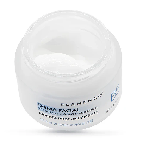 Crema Facial Vitamina B5 + Hialurónico - Flamenco