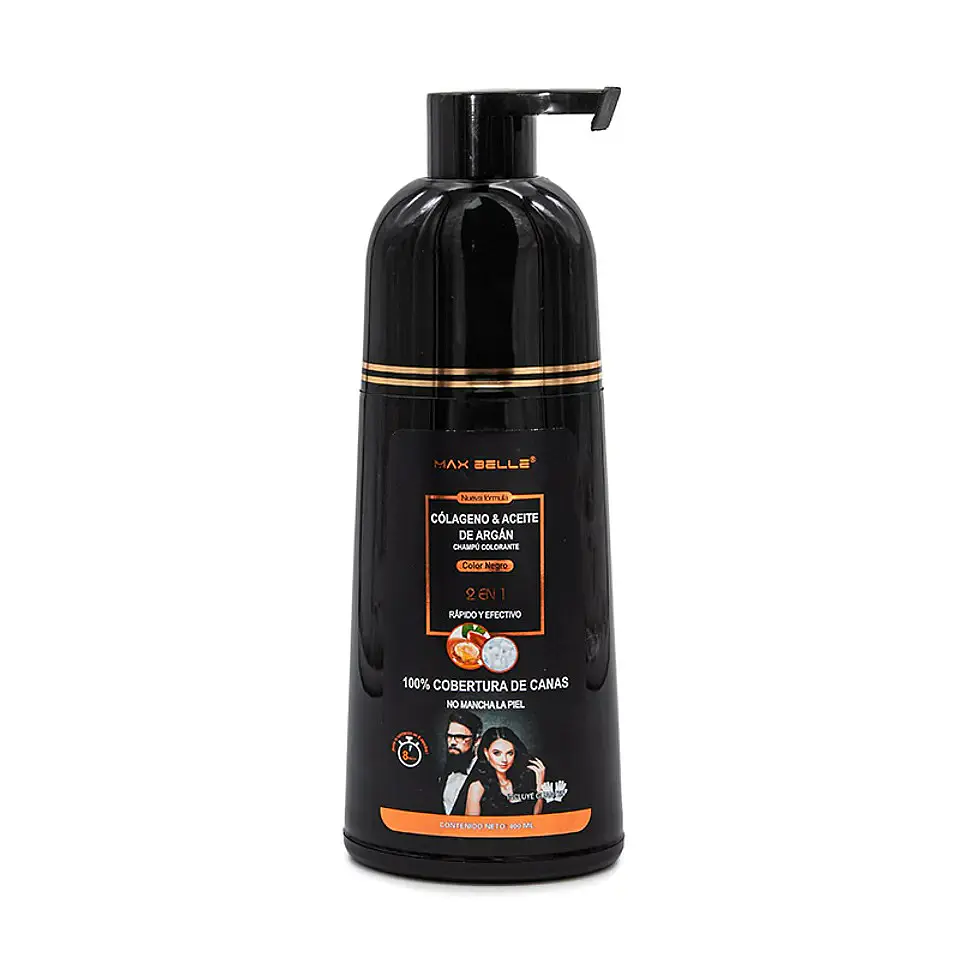 Champú Colorante Negro - Max Belleza 1
