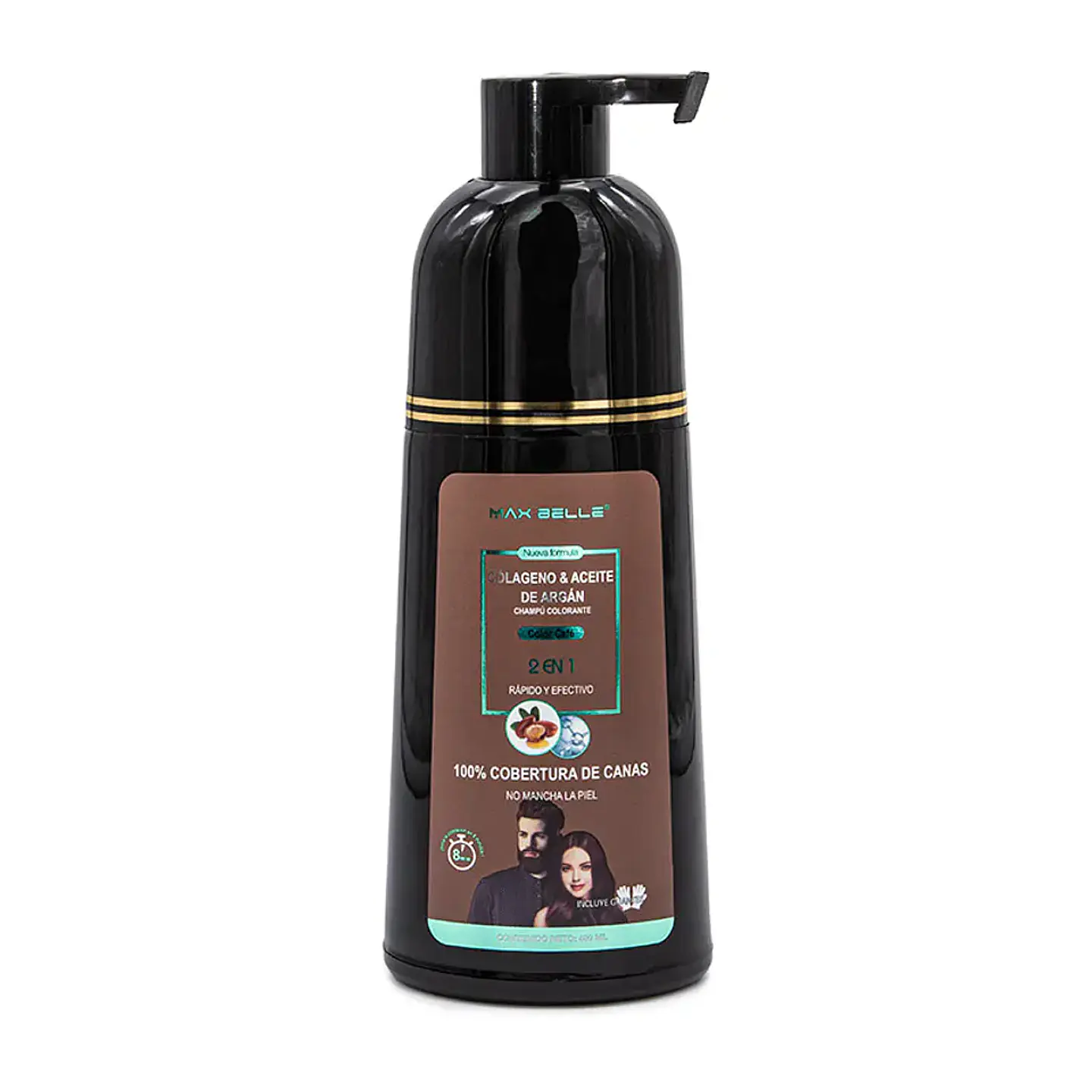 Champú colorante color café - Max Belleza 1