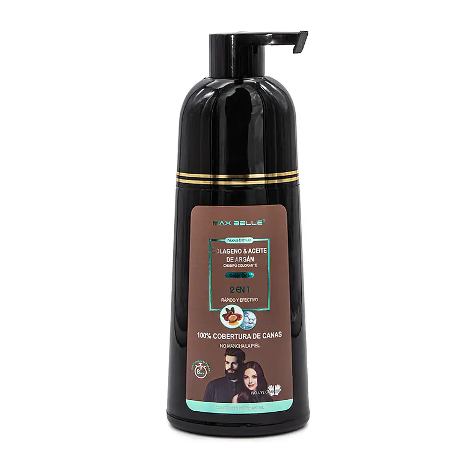 Champú colorante color café - Max Belleza 1