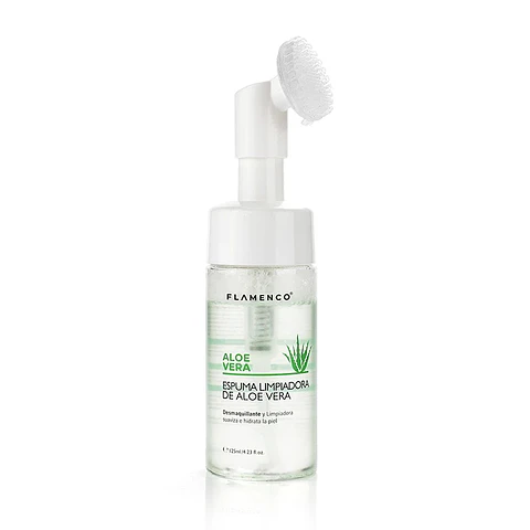 Espuma Limpiadora Facial Aloe Vera - Flamenco