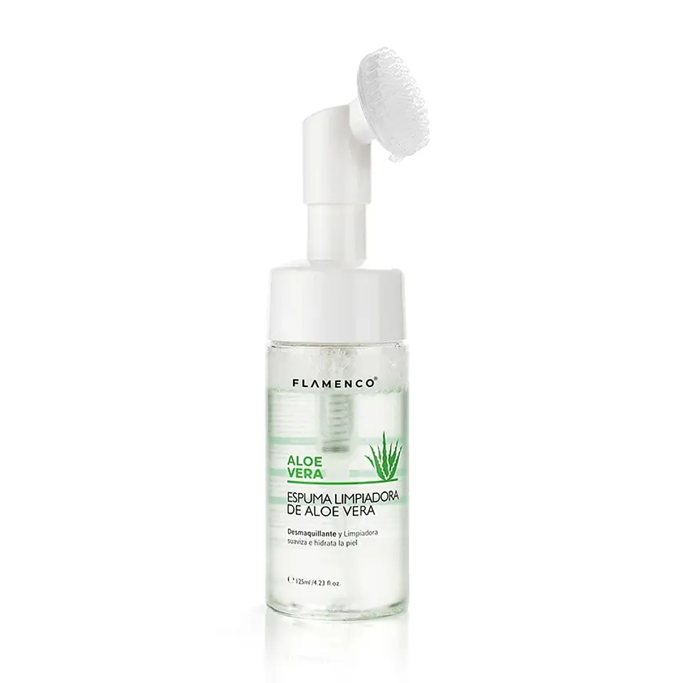 Espuma Limpiadora Facial Aloe Vera - Flamenco 1