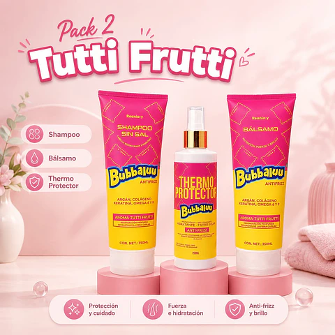 Pack Oferta Productos Bubbaluu Tutti Frutti