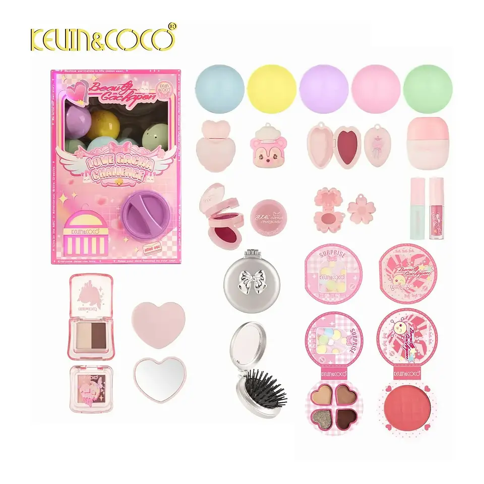 Gachapon Aesthetic - Set De Maquillaje Sorpresa Kevin & Coco 4