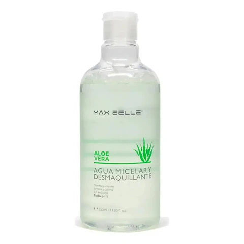 Agua Micelar Desmaquillante con Aloe Vera-Max Belleza