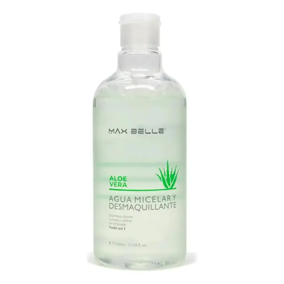 Agua Micelar Desmaquillante con Aloe Vera-Max Belleza 1