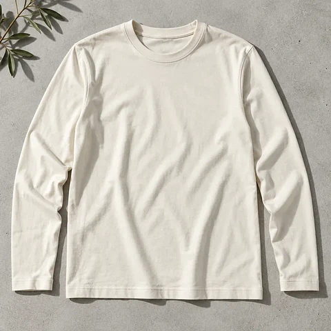 Polera manga larga cruda