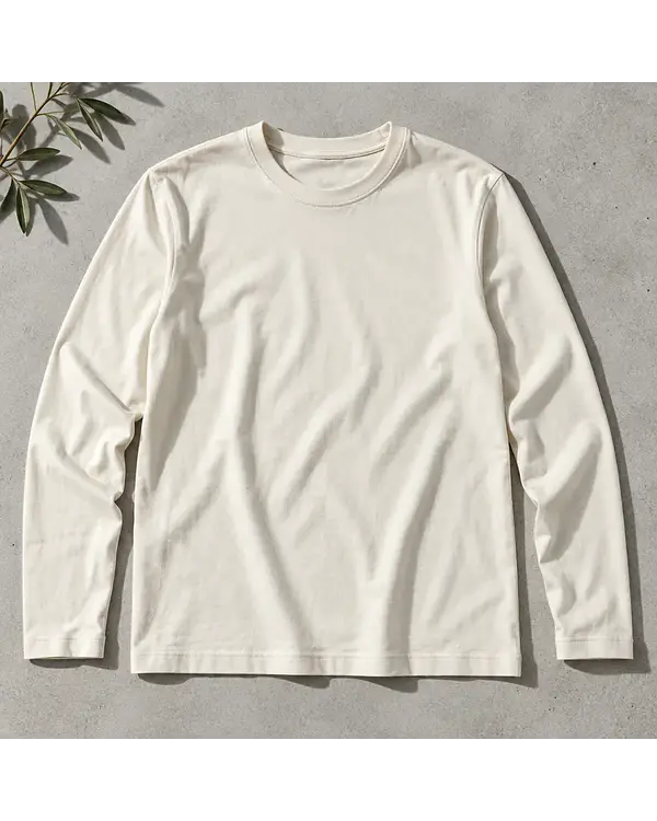 Polera manga larga cruda