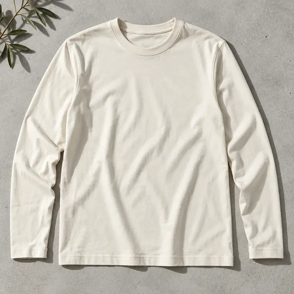 Polera manga larga cruda 1