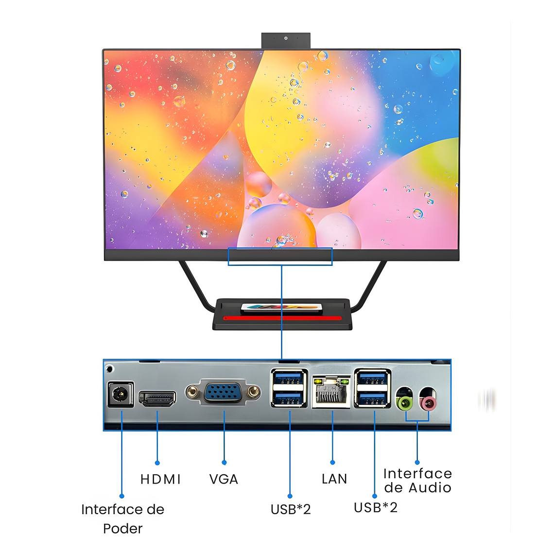 All In One 23,8  Intel Core I5-3470 16GB 256GB Modelo PD Pro 4