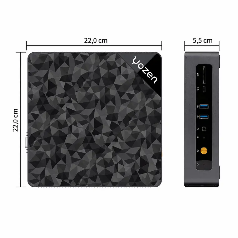 Mini PC Computador Mn200 Intel i5 16GB RAM 256GB SSD W11 Pro 5