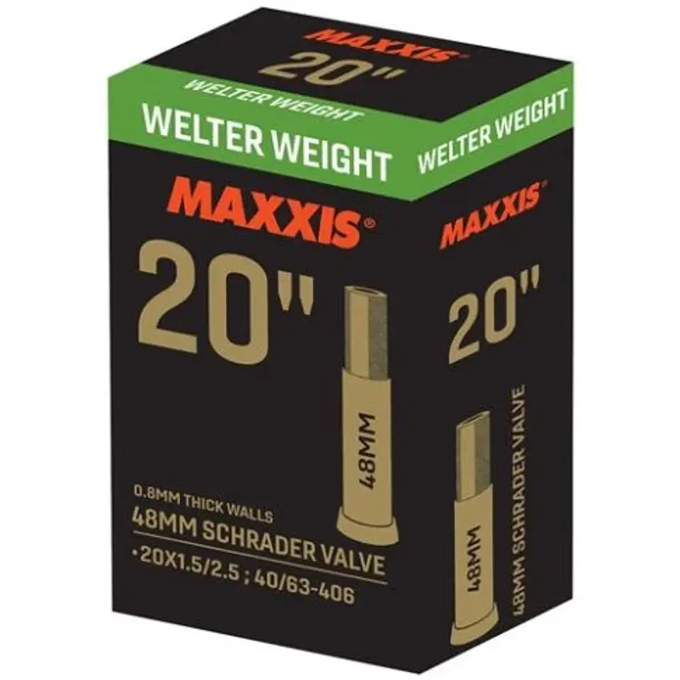 Camara Maxxis 20 x 1.5/2.5 valvula de auto 48mm 2