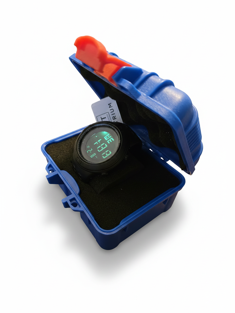 RELOJ YTTRIUM DIGITAL MODEL 10001 UNIX CON CAJA 3