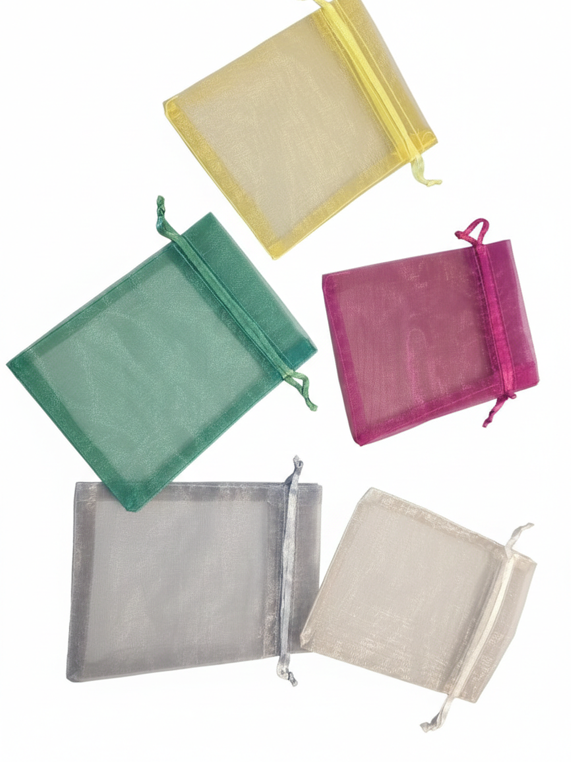 BOLSA DE EMPAQUE DE NYLON CIERRE CORDON 10x15 1