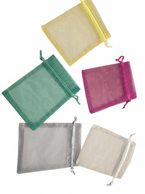 BOLSA DE EMPAQUE DE NYLON CIERRE CORDON 10x15